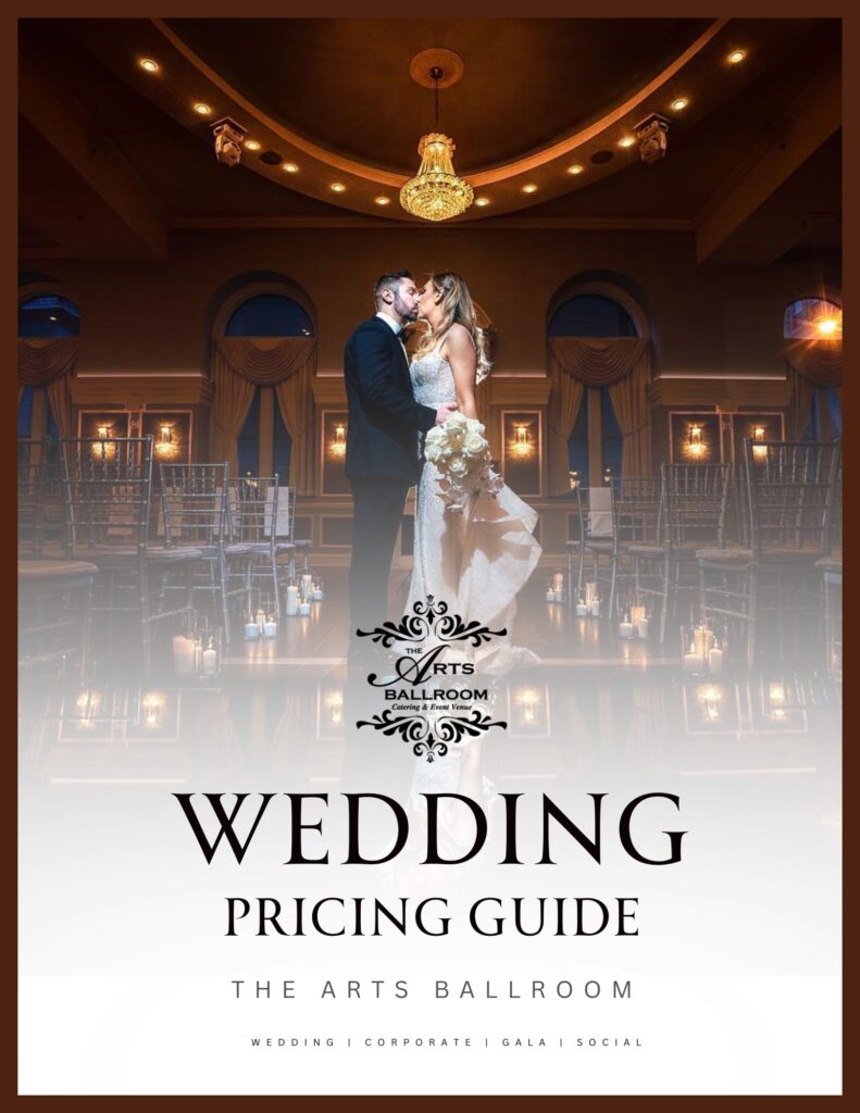 Philadelphia wedding venue at Arts Ballroom with elegant ballroom setting